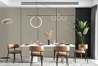 宝鸡轻奢风格-餐厅