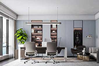 宝鸡轻奢风格-书房