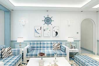 宝鸡地中海风格-客厅