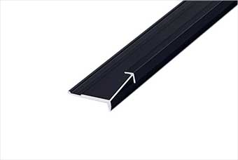 宝鸡航空纤维墙咔铝合金阳角线（哑黑氧化）