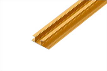 宝鸡航空纤维墙咔铝合金带灯中条（钛金氧化）