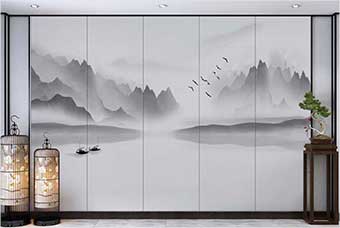 宝鸡森佰汇航空纤维（山水画系列）